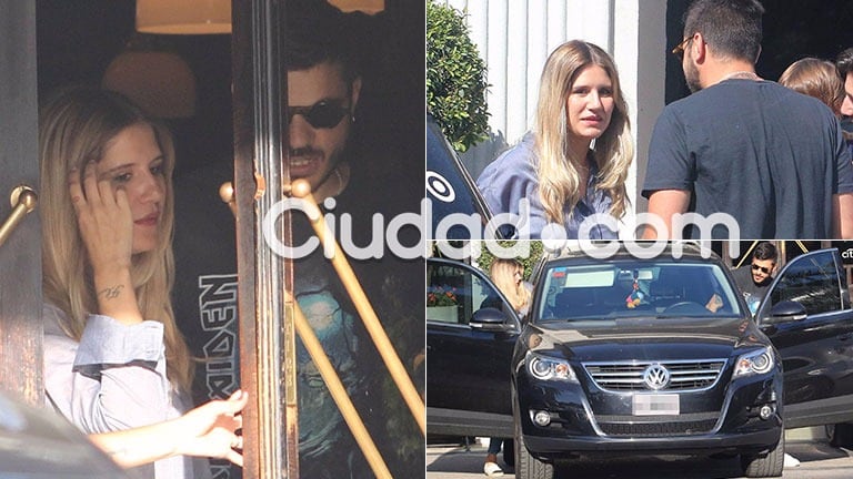 Mica Tinelli junto a Guido Iannaccio, exrepresentante de Tan Biónica. (Foto: Movilpress)