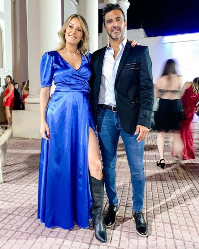 Mica Viciconte lució su pancita, embarazada de cuatro meses de su primer hijo: "Noche de casamiento y mucho amor"