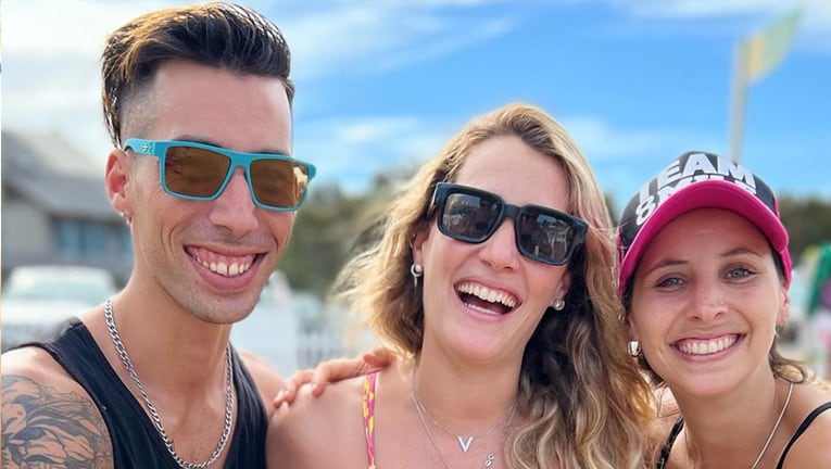 Mica Viciconte presentó a sus hermanos, que están muy felices por su embarazo.