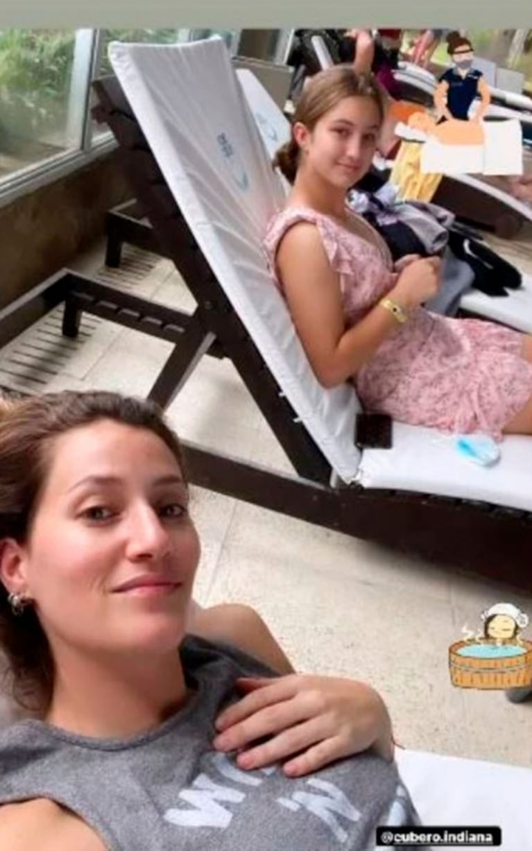 Mica Viciconte y Fabián Cubero compartieron el álbum de fotos de su escapada con las hijas de Nicole Neumann: "Un finde diferente"