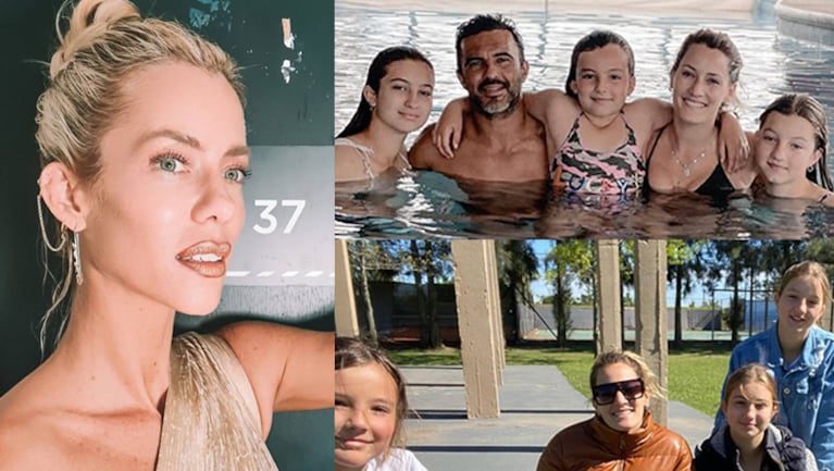 Mica Viciconte y Fabián Cubero compartieron el álbum de su fin de semana con las hijas de Nicole Neumann.