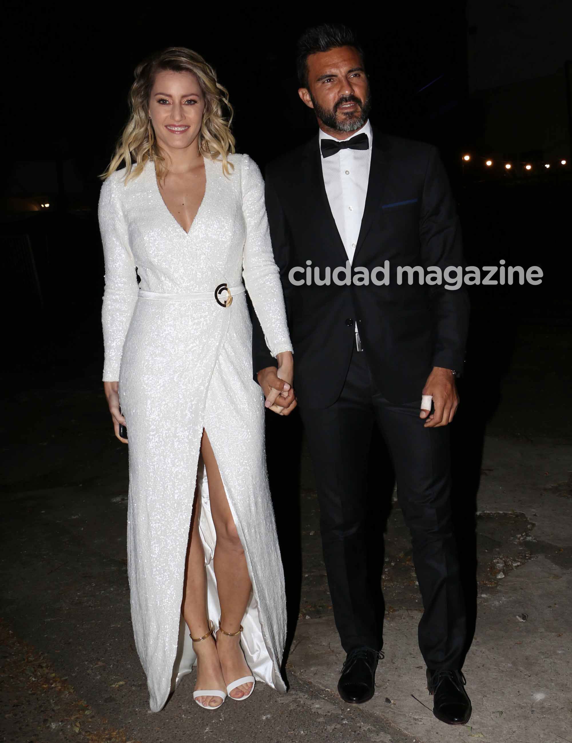 Mica Viciconte y Fabián Cubero en la gala aniversario de la revista Gente (Foto: Movilpress).