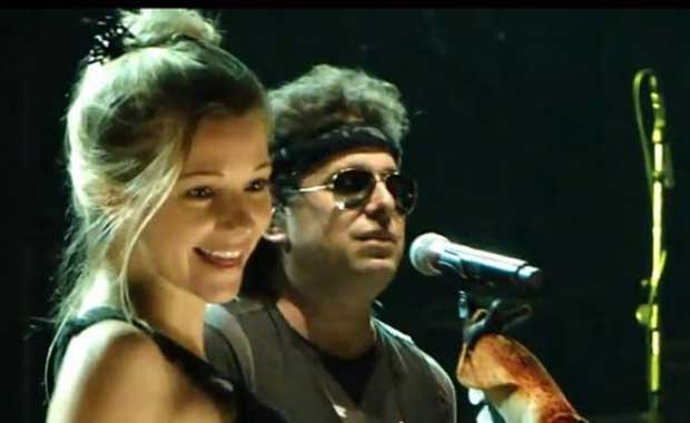 Micaela Breque y Andrés Calamaro, ¿Nuevo encuentro en España?. (Foto: Web).