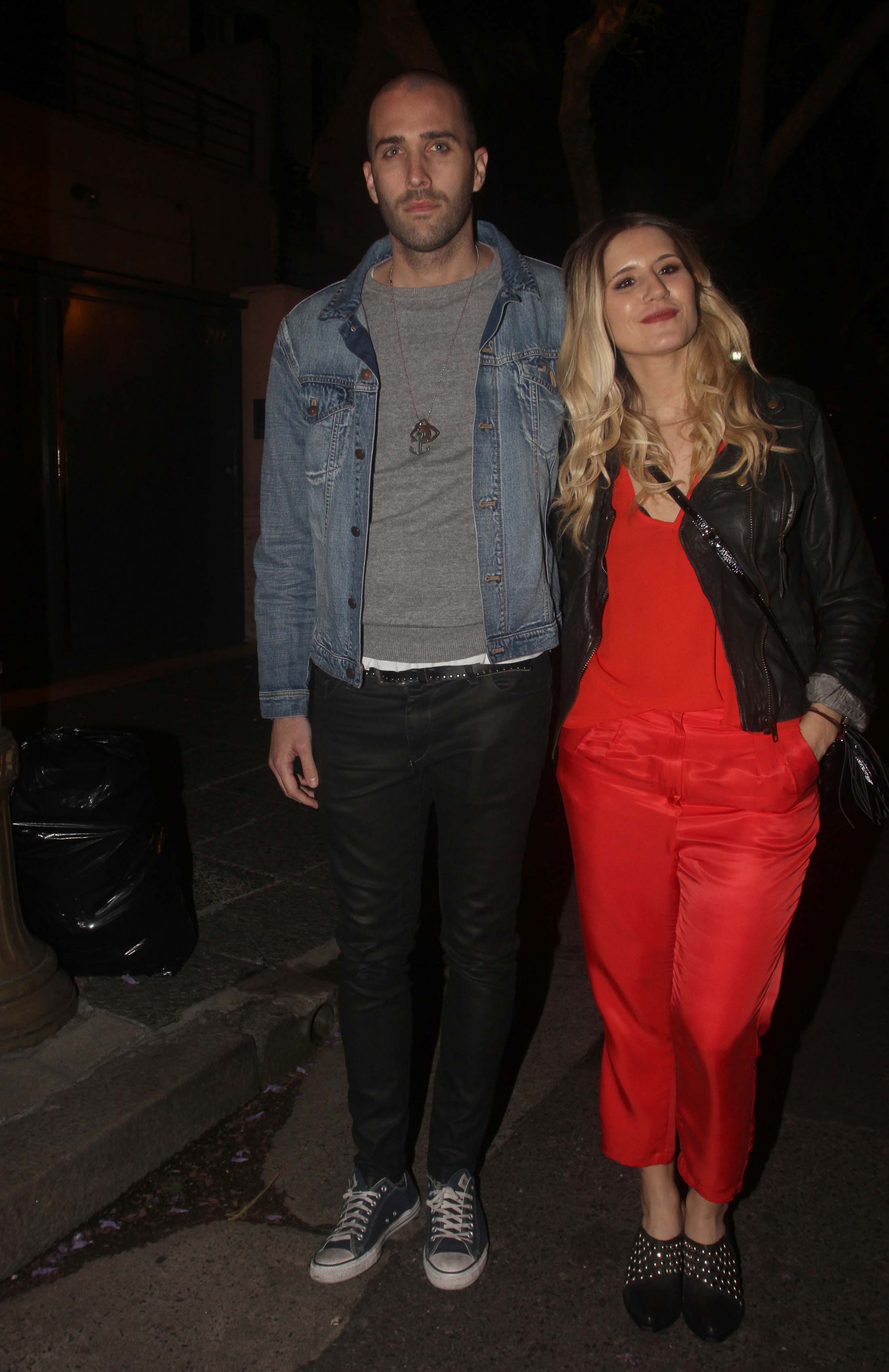 Micaela Tinelli y su novio Tutti Diez en el cumple de Marcela Tinayre. (Foto: Movilpress)