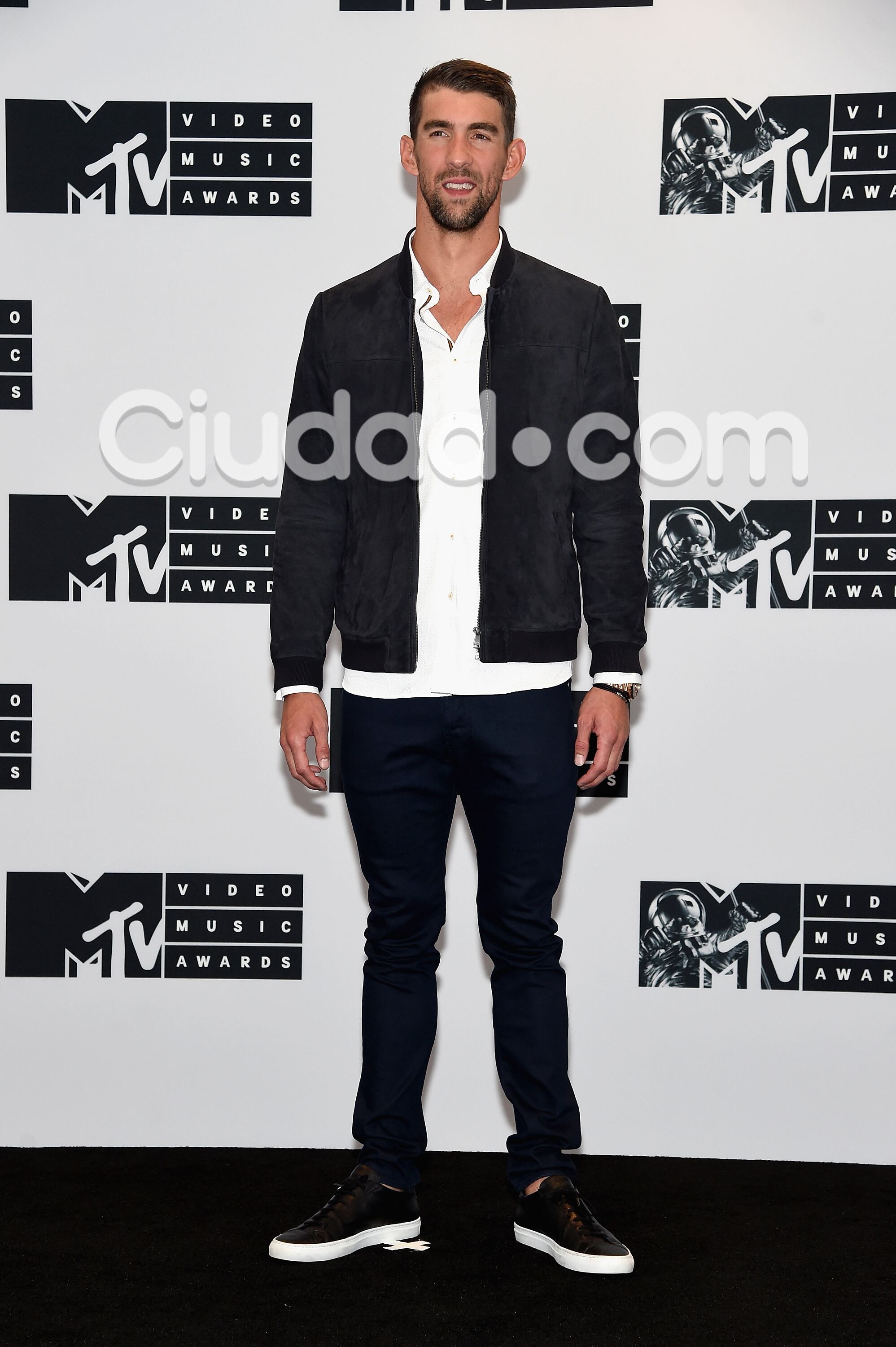 Michael Phelps en los premios MTV VMA 2016. Fotos: AFP