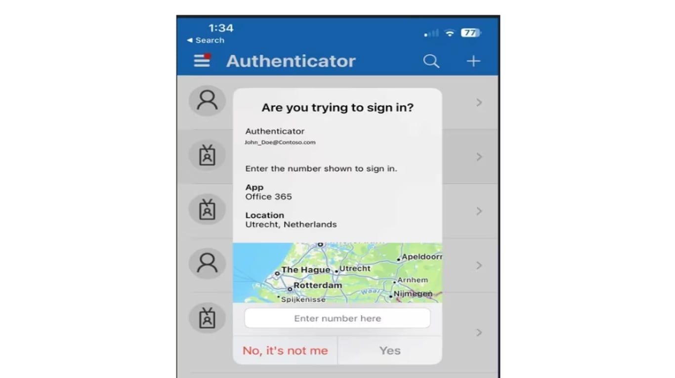 Microsoft Authenticator suprime notificaciones de aprobación de inicio de sesión en solicitudes sospechosas