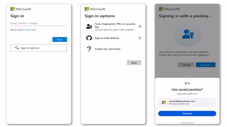 Microsoft comunicó una buena noticia vinculada a las passkeys o claves de acceso que todos esperaban