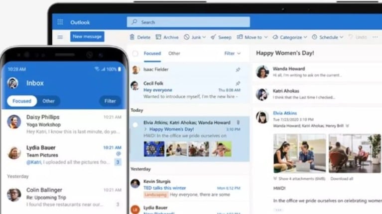 Microsoft trabaja en la fases finales de Outlook Lite.