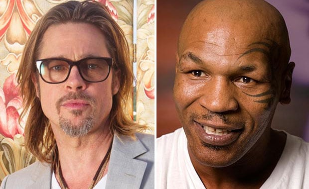 Mike Tyson casi le pegó una piña a Brad Pitt: mirá el motivo de la pelea