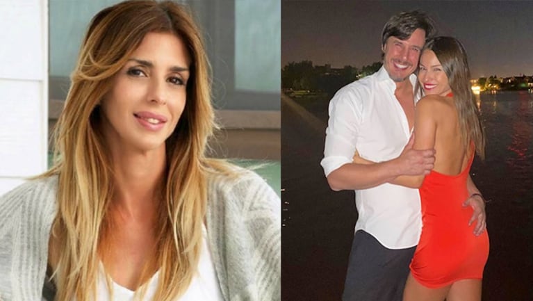 Milagros se divirtió junto a sus dos hijos en la boda de Pampita y Roberto.