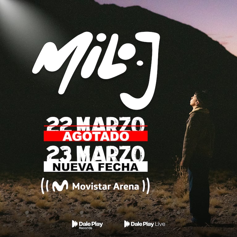 Milo J agotó su primer show y suma otra fecha en el Arena de Buenos Aires