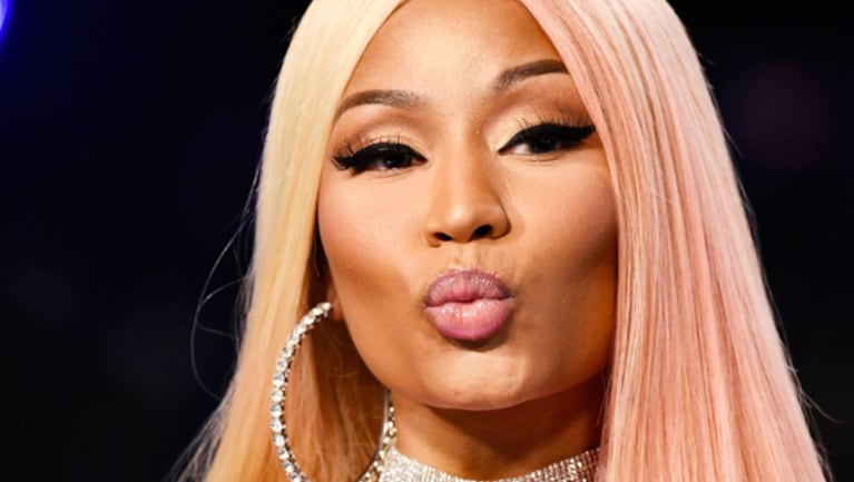 Minaj mostró la primera foto de su bebé pero no contó cómo se llama.