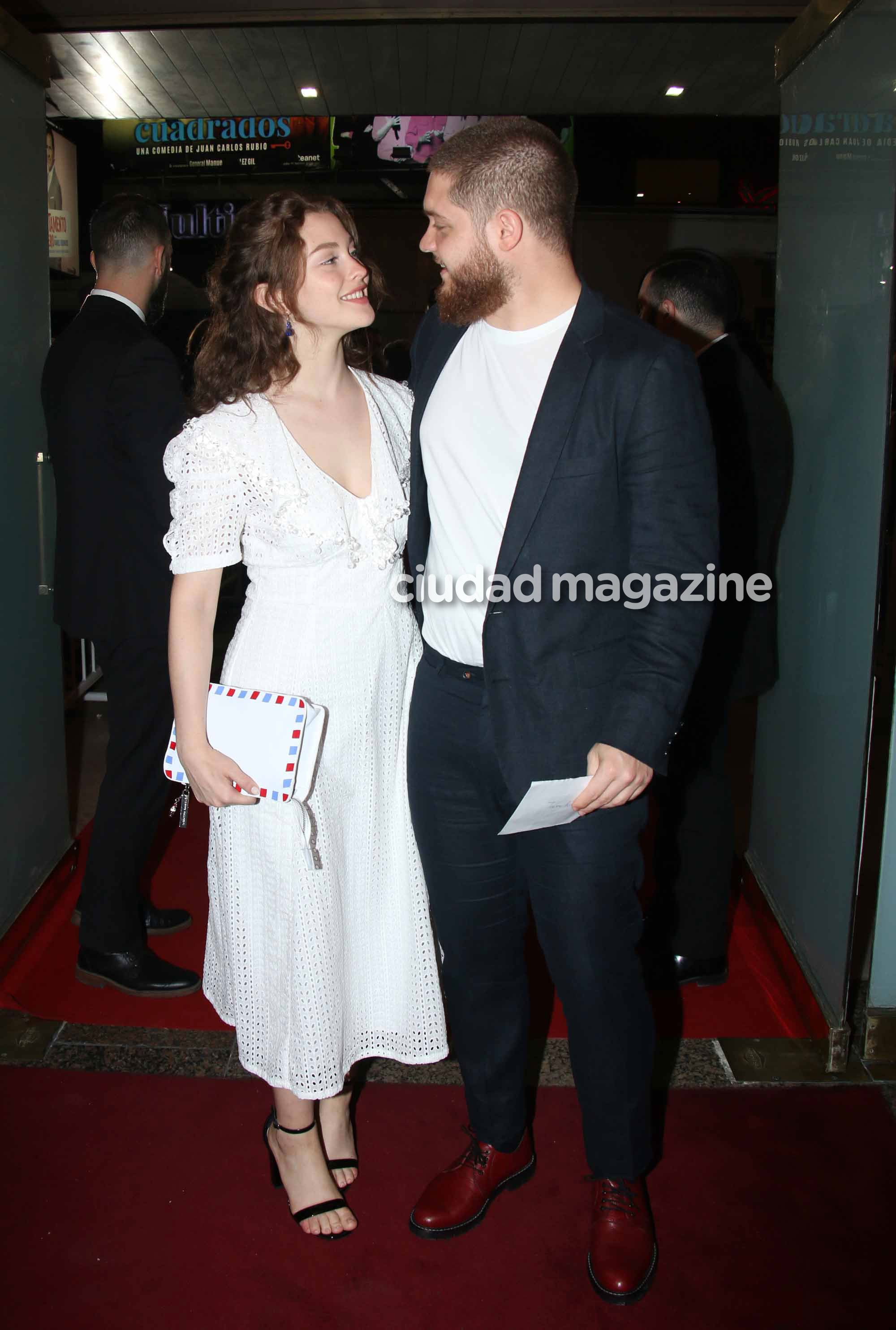 Minerva Casero y Tomás Kirzner, parejita top en los Premios ACE (Fotos: Movilpress).