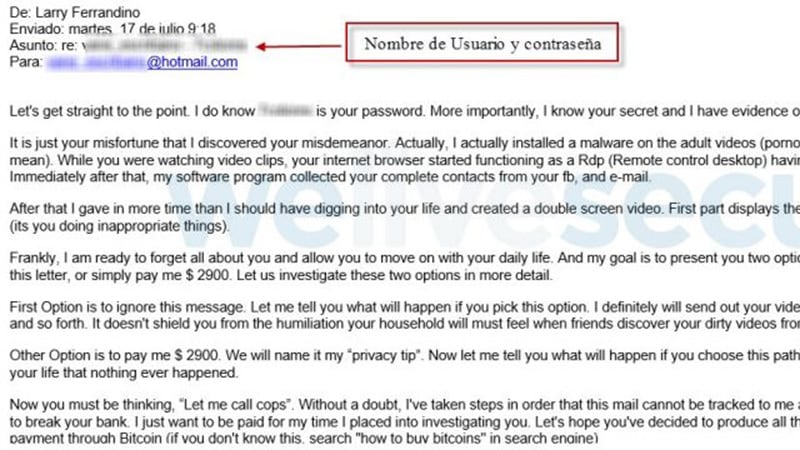 Mirá qué debes hacer si recibís un correo con tu contraseña en el asunto