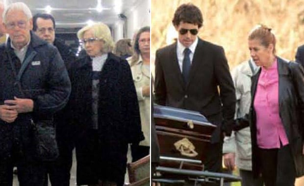 Mirtha Legrand acompañó el último adiós a Elba. (Fotos: revista Paparazzi)