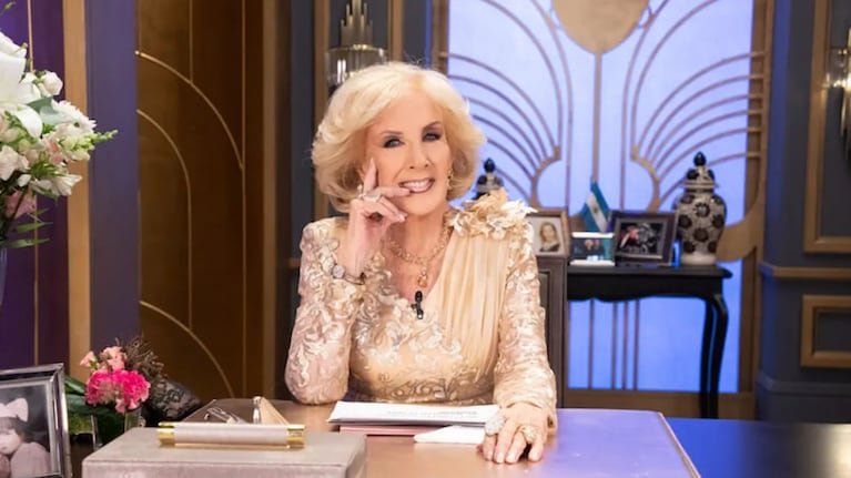 Mirtha Legrand en La Noche de Mirtha.