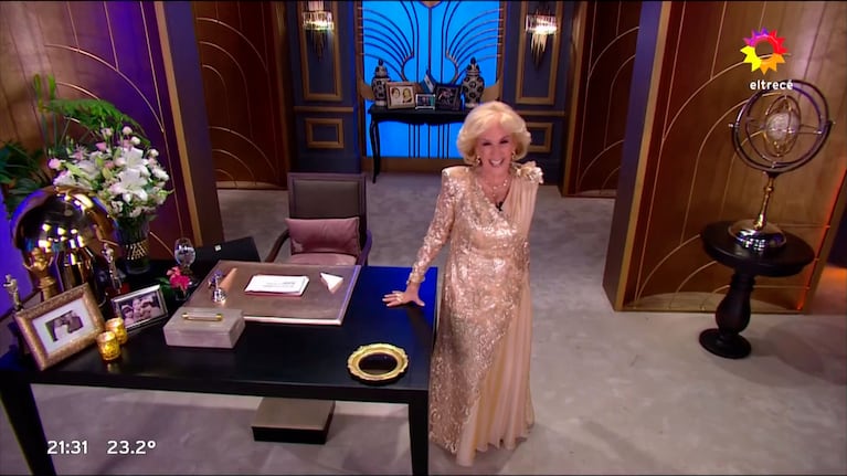 Mirtha Legrand en La Noche de Mirtha.