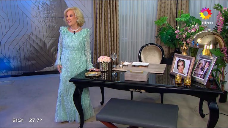 Mirtha Legrand en La Noche de Mirtha.