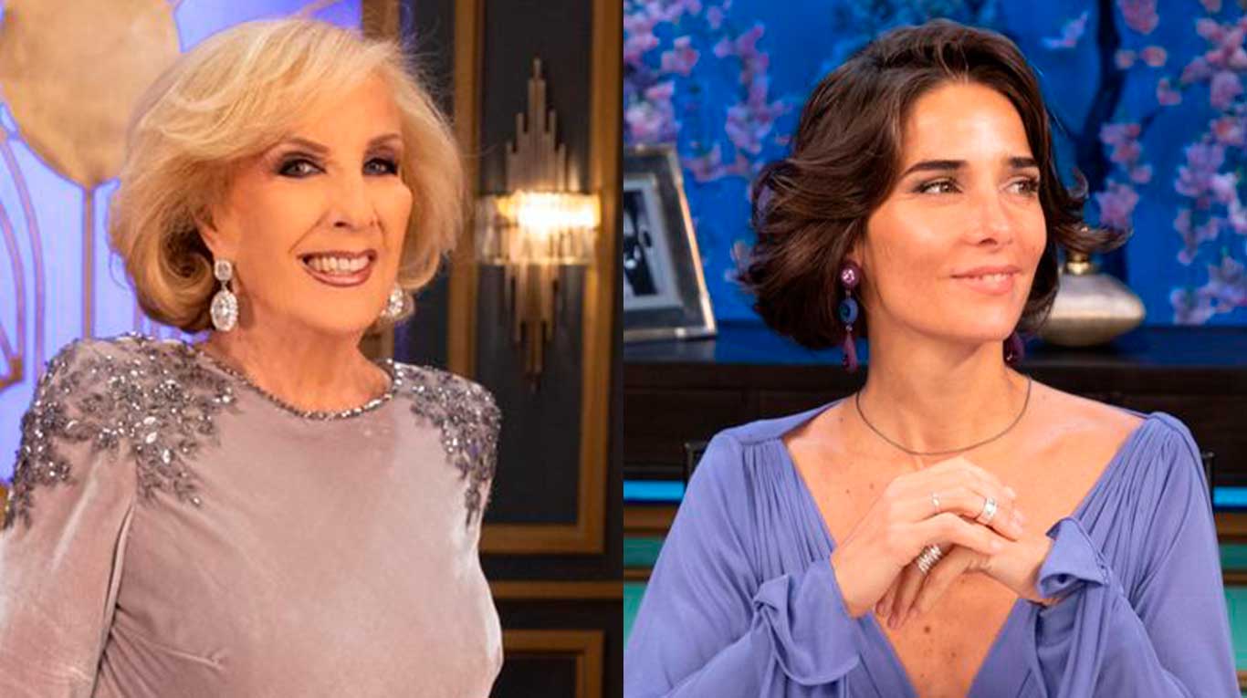 Mirtha Legrand en La Noche de Mirtha y Juana Viale en ALmorzando con Juana (Foto: eltrece)