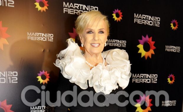 Mirtha Legrand en los Martín Fierro 2012. (Foto: Jennifer Rubio)