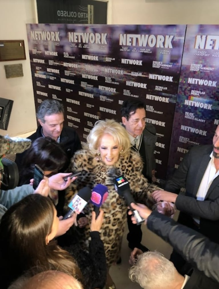 Mirtha Legrand fue a ver a Florencia Peña al teatro: "Está muy bien en su papel"