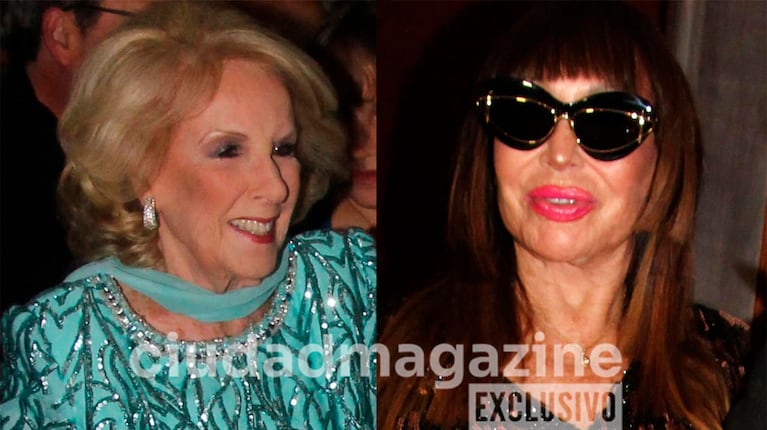 Mirtha Legrand fue a ver a Moria Casán al teatro en Mar del Plata (Fotos: RS).