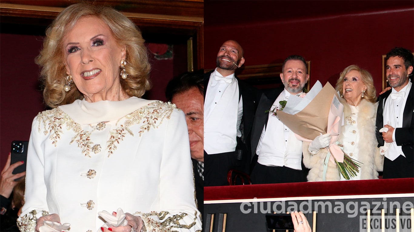 Mirtha Legrand fue a ver la obra teatral Los Tres Mosqueteros.