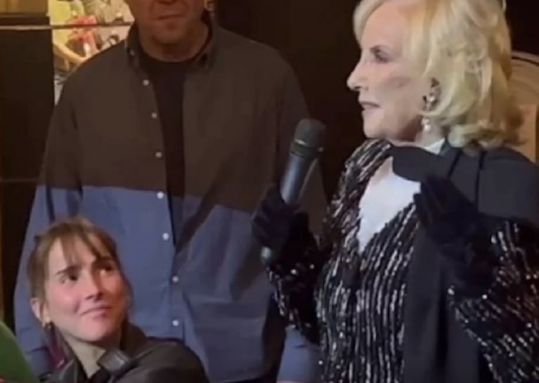 Mirtha Legrand fue con sus bisnietos al teatro: el emotivo video