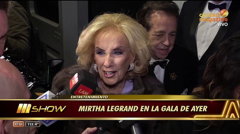 Mirtha Legrand habló con Mshow.