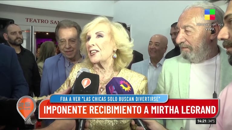 Mirtha Legrand habló en Intrusos.