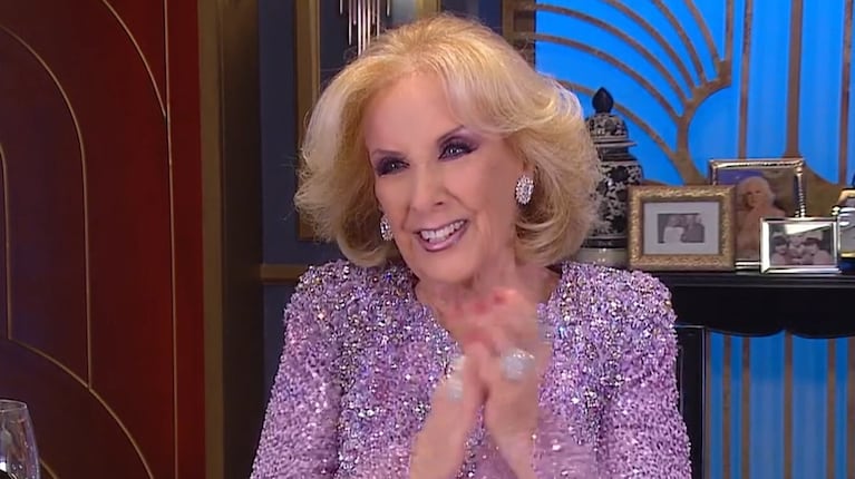 Mirtha Legrand regresó a la televisión. 