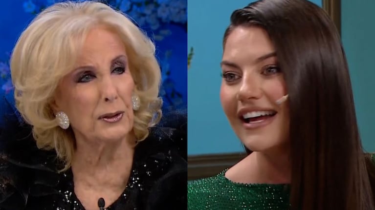 Mirtha Legrand sorprendió a Jujuy Jiménez con una pregunta indiscreta sobre sus romances