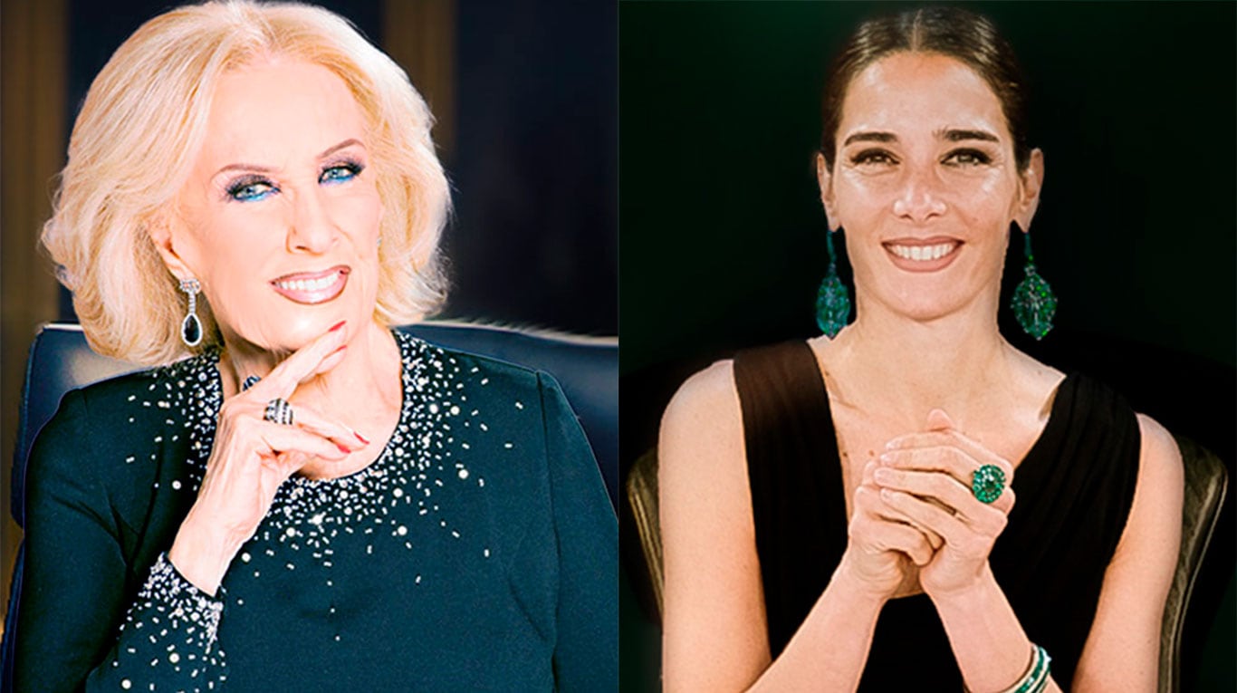 Mirtha Legrand y Juana Viale.