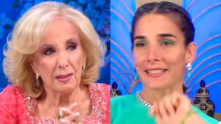 Mirtha Legrand y Juana Viale (Foto: captura eltrece)