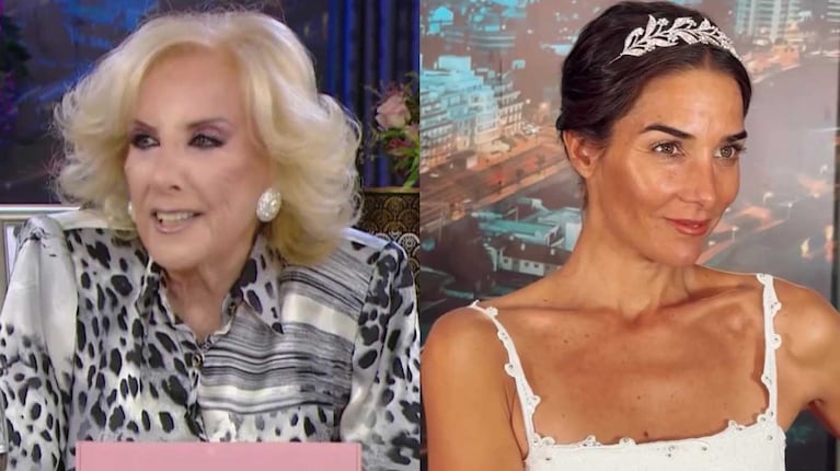 Mirtha Legrand y Juana Viale (Fotos: capturas eltrece)