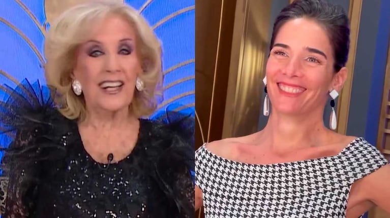 Mirtha Legrand y Juana Viale (Fotos: eltrece)