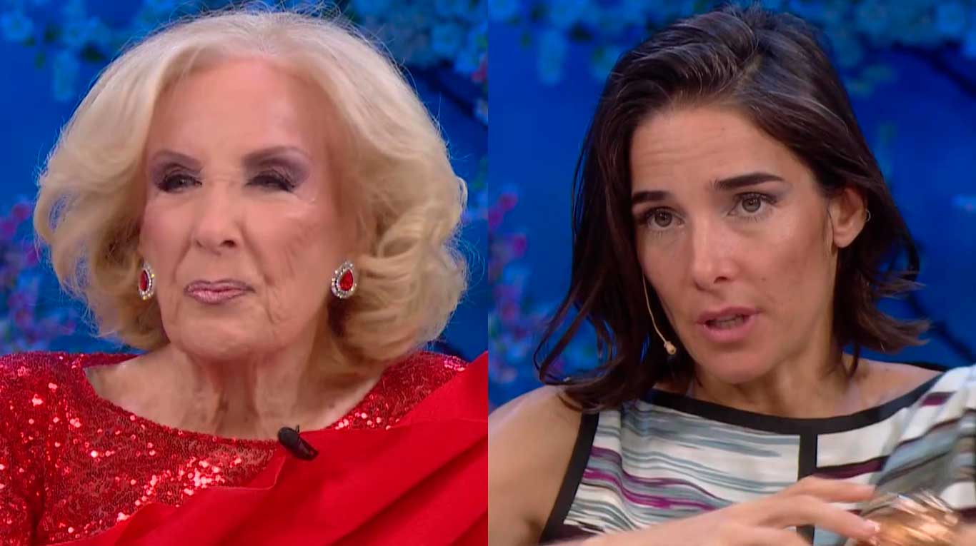 Mirtha Legrand y Juana Viale (Fotos: eltrece)