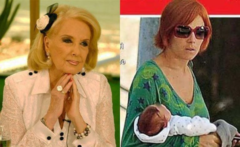 Mirtha Legrand y la salud del pequeño Alí Valenzuela. (Fotos: Web)