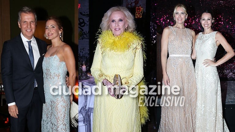 Mirtha Legrand y Pampita asistieron a la gala solidaria de Valeria Mazza: las fotos 