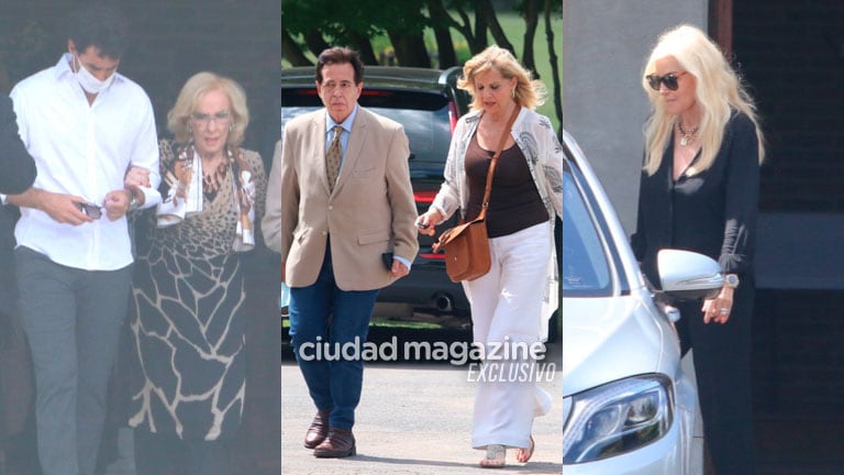 Mirtha Legrand y Susana Giménez, de luto en el último adiós de Pet Figueroa