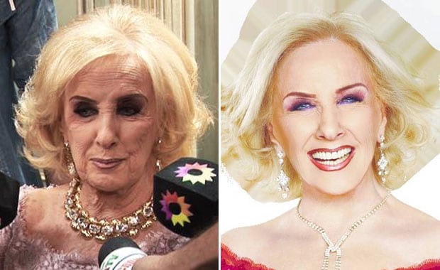 Mirtha Legrand y una foto que despertó polémica. (Foto: Web)