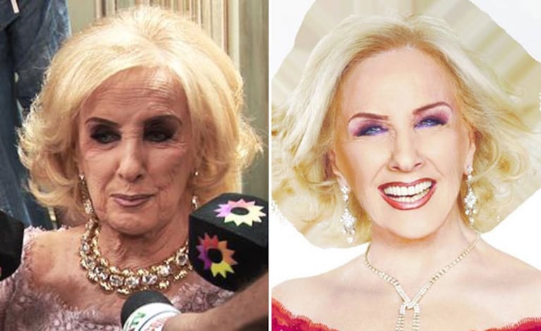 Mirtha Legrand y una foto que despertó polémica. (Foto: Web)