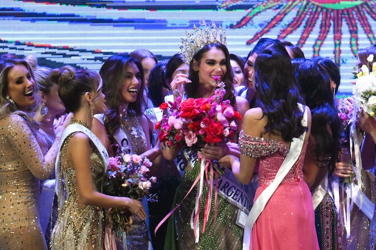 Miss Universo Cordoba 2024 Magali Benejam, ganadora del certamen nacional (Foto APF)