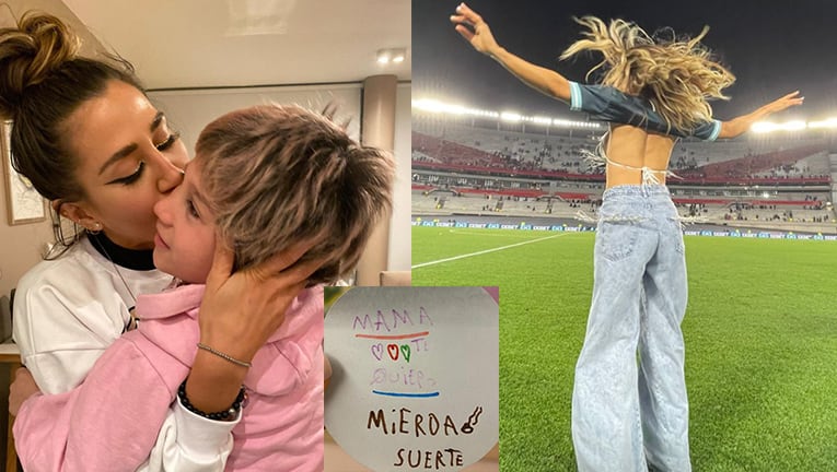 Momo alentó a Jimena Barón con este emotivo mensaje antes de su performance en el Monumental.