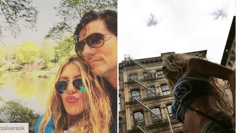 Mónica Ayos y Diego Olivera, románticas vacaciones en Nueva York. (Foto: @AyosMonica)