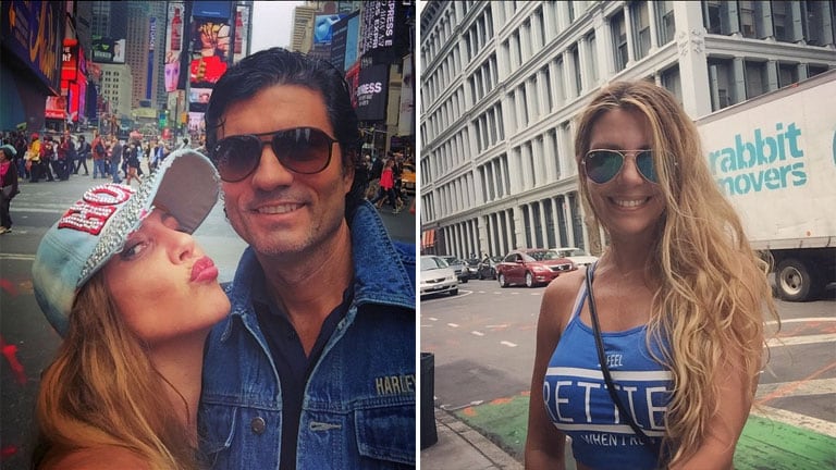 Mónica Ayos y Diego Olivera, románticas vacaciones en Nueva York. (Foto: @AyosMonica)