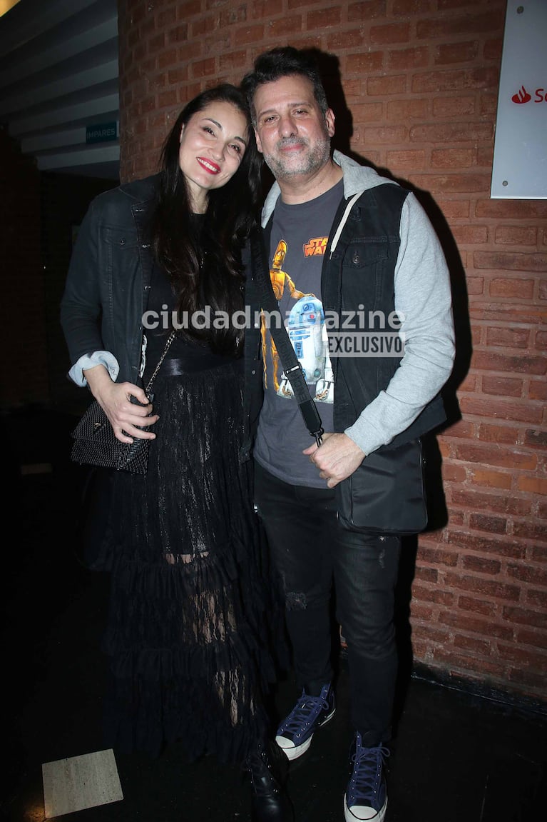 Mónica González en el estreno teatral de su marido, José María Listorti (Foto: Movilpress).