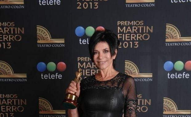 Mónica Gutiérrez y su look dark. (Foto: Telefe)