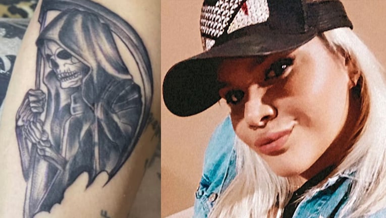 More Rial se hizo un nuevo tatuaje y sorprendió al elegir un particular diseño: una parca.