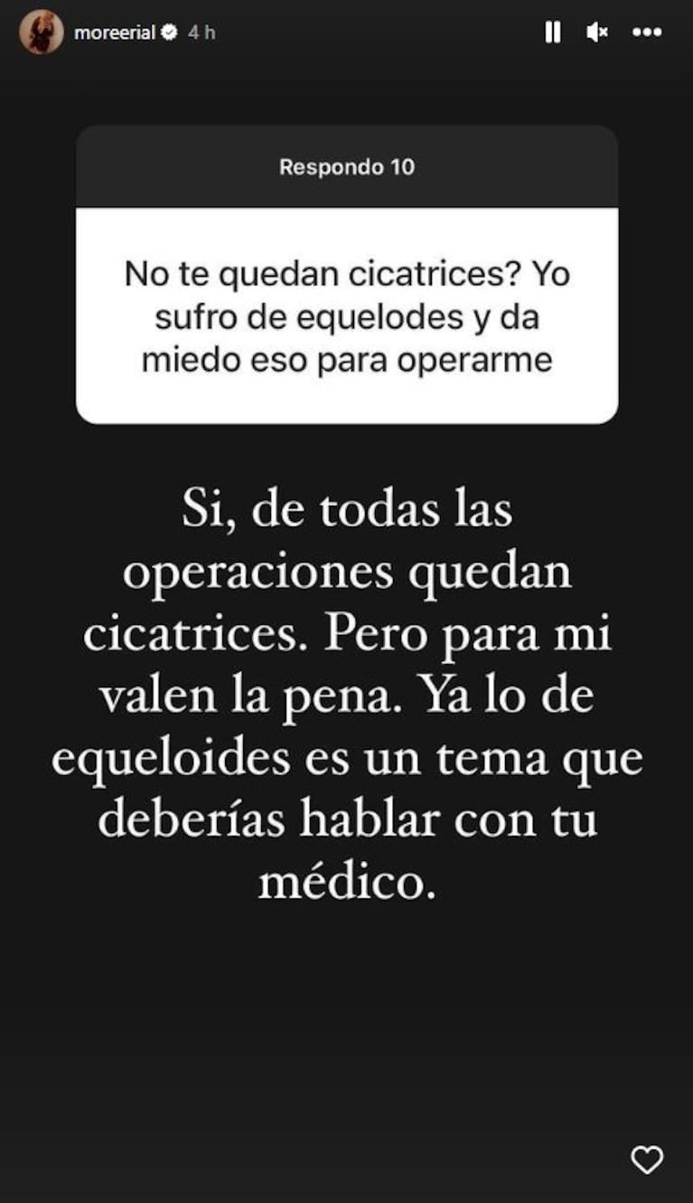 More Rial se recupera de sus últimas cirugías estéticas con una confesión a sus seguidores: "Amo operarme"